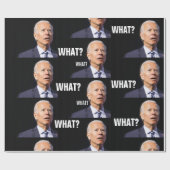 VERBUNDENES JOE BIDEN FUNNY CHRISTMAS WRAPPING PAP GESCHENKPAPIER (Flach)