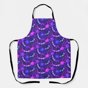 Verbundenes Neuron Neon Violett Schürze