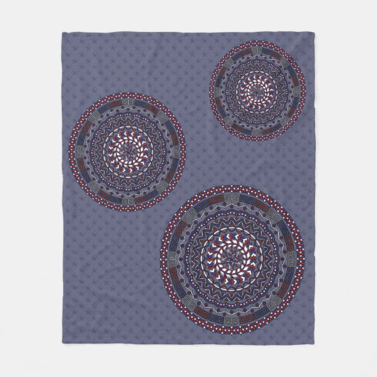 Verbundenes Unabhängigkeitstag Fleece Blanket (Vorderseite)