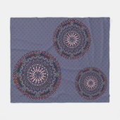 Verbundenes Unabhängigkeitstag Fleece Blanket (Vorderseite (Horizontal))