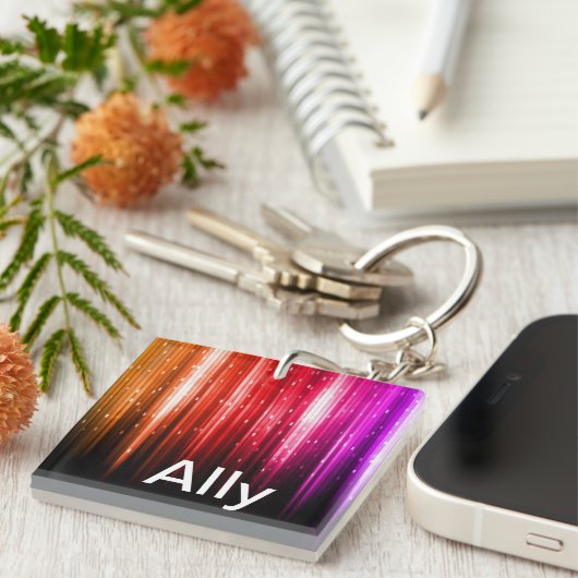 Verbündet-Namensschlüsselkette! Schlüsselanhänger (Vorderseite rechts)