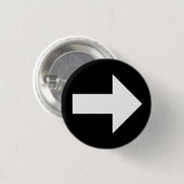 Verbündet-Pfeil-Knopf (1,25 Zoll.) Button (Vorne & Hinten)