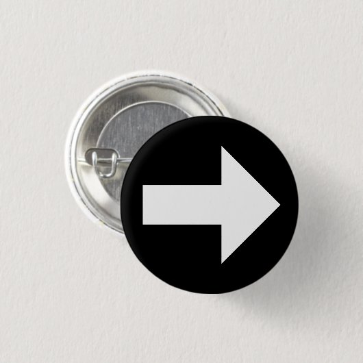 Verbündet-Pfeil-Knopf (1,25 Zoll.) Button (Vorne & Hinten)