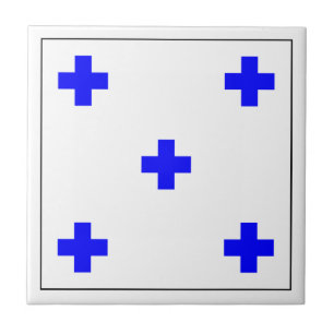 Verbündete Flagge Nr. 0 Fliese