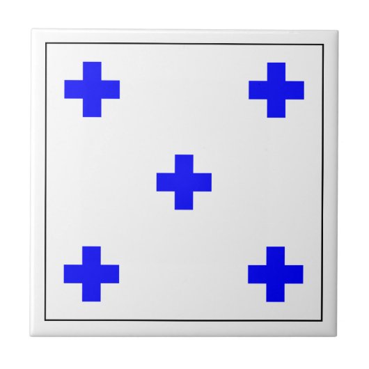 Verbündete Flagge Nr. 0 Fliese (Vorderseite)