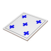 Verbündete Flagge Nr. 0 Fliese (Seite)