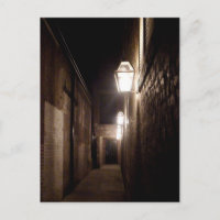 Verbündete in Natchitoches, Louisiana mit Gaslampe