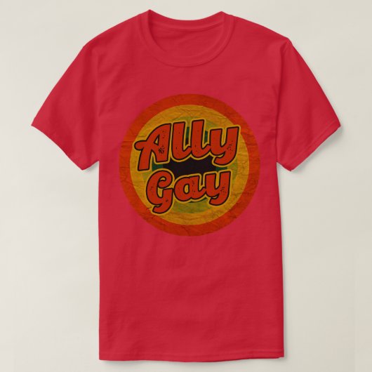 Verbündete schwul T-Shirt (Design vorne)