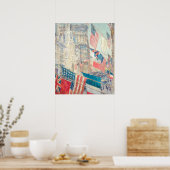 Verbündete Tag - Childe Hassam Fine Art Poster (Küche)