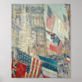 Verbündete Tag | Childe Hassam Poster (Vorne)