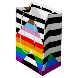 Verbündeten-Fortschritts-Regenbogenflagge Mittlere Geschenktüte