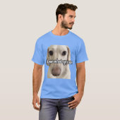 Verbündeter Hund Retro T-Shirt (Vorne ganz)