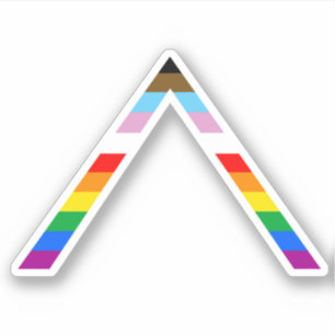 Verbündeter Progress Pride Aufkleber