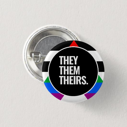 Verbündeter Stolz Button (Vorne & Hinten)