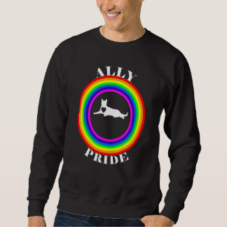 Verbündeter Stolz LGBTQ Gleichheit Regenbogen Lesb Sweatshirt