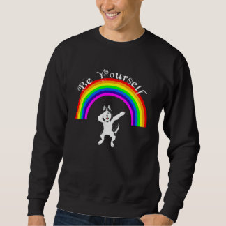 Verbündeter Stolz LGBTQ Gleichheit Regenbogen Lesb Sweatshirt