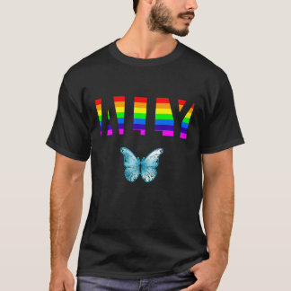 Verbündeter Stolz LGBTQ Gleichheit Regenbogen Lesb T-Shirt