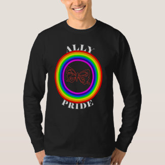 Verbündeter Stolz LGBTQ Gleichheit Regenbogen Lesb T-Shirt