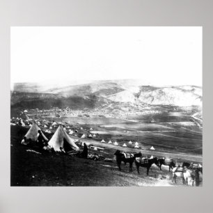 Verbündetes Lager, Krim, c.1855 Poster