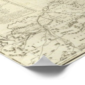 Verbundland Schottland oder Nord-Großbritannien Poster (Ecke)