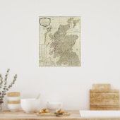 Verbundland Schottland oder Nord-Großbritannien Poster (Küche)