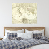 Verbundwelt oder Erdkugel Leinwanddruck (Insitu (Schlafzimmer))
