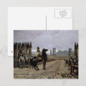 Vercingetorix vor Caesar, 52 BC, 1886 Postkarte (Vorne/Hinten)