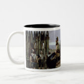 Vercingetorix vor Caesar, 52 BC, 1886 Zweifarbige Tasse (Links)