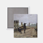 Vercingetorix vor Caesar, 52 v. Chr., 1886 Magnet (Vorderseite/Rückseite)