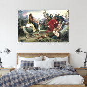 Vercingetorix wirft seine Arme auf Leinwanddruck (Insitu (Schlafzimmer))