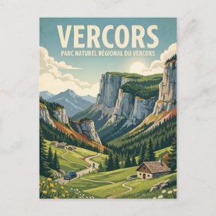 Vercors Regionaler Naturpark Frankreich Postkarte