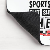 Verdächtige behaupten, sie hasse Byd Sportsmanship Mousepad (Ecke)