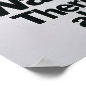 Verdächtiger Ruf der Polizei Poster (Ecke)