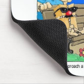 Verdächtiges Paket Funny Police Cartoon Geschenke Mousepad (Ecke)