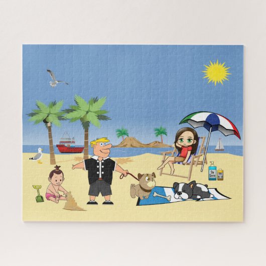 Verdammt beachy puzzle (Horizontal)