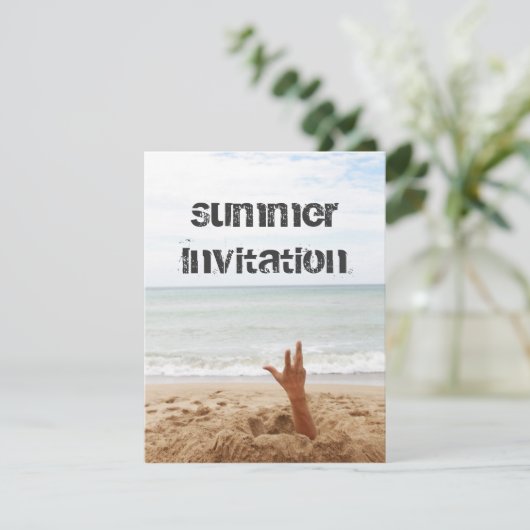 Verdammt! Einladung (Stehend Vorderseite)