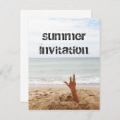 Verdammt! Einladung (Vorne/Hinten)