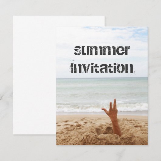 Verdammt! Einladung (Vorne/Hinten)