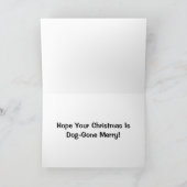 Verdammt frohe Weihnachten! Feiertagskarte (Innenseite)