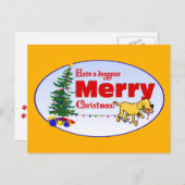 Verdammt Postkarten des Weihnachten| (Vorne/Hinten)