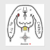 Verdammt v3 aufkleber (Blatt)