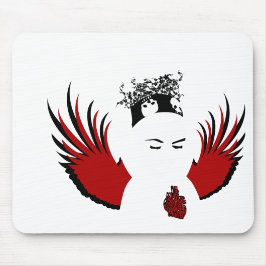 Verdammte Hingabe : verlorener Engel Mousepad (Vorne)