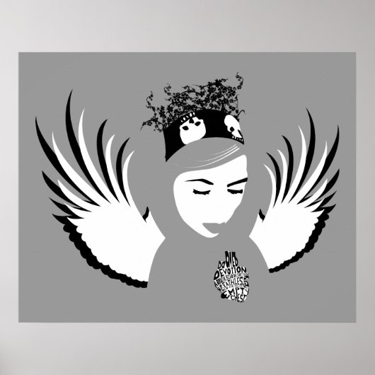 Verdammte Hingabe : verlorener Engel Poster (Vorne)