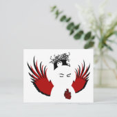 Verdammte Hingabe : verlorener Engel Postkarte (Stehend Vorderseite)