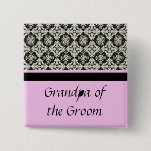 Verdammter Hochzeitsknopf für Großvater Button