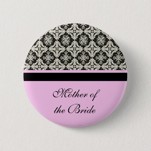 Verdammter Hochzeitsknopf für Mutter, Schwester, B Button (Vorderseite)
