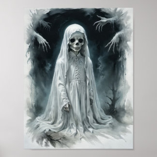 Verdammtes Kind Skelett Geist  Poster