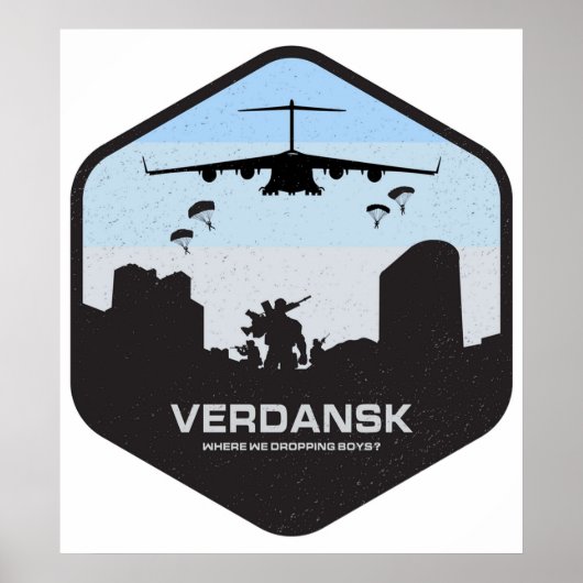 Verdansk Warzone Battle Royale Poster (Vorne)