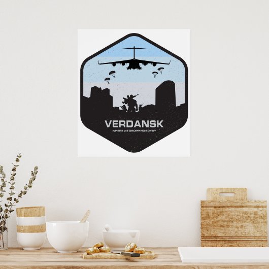 Verdansk Warzone Battle Royale Poster (Küche)