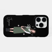 Verdant Blossom individuell anpassbar iPhone Hülle (Rückseite (Horizontal))